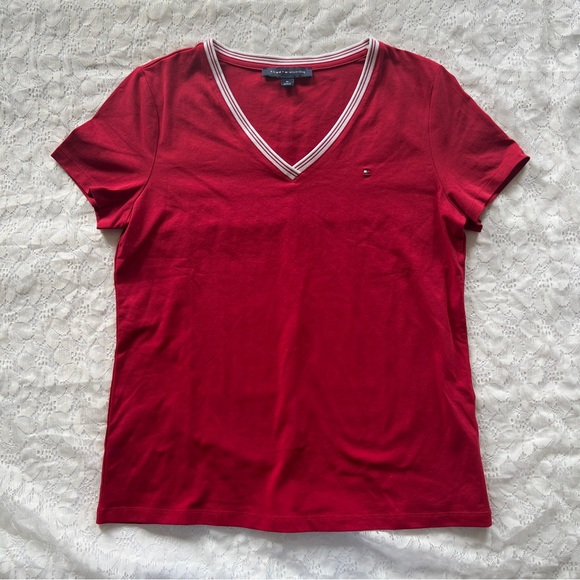 Tommy Hilfiger Tops - Tommy Hilfiger V-Neck Short Sleeve T-Shirt